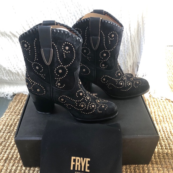 Frye Victoria Stud Boots - Picture 3 of 6